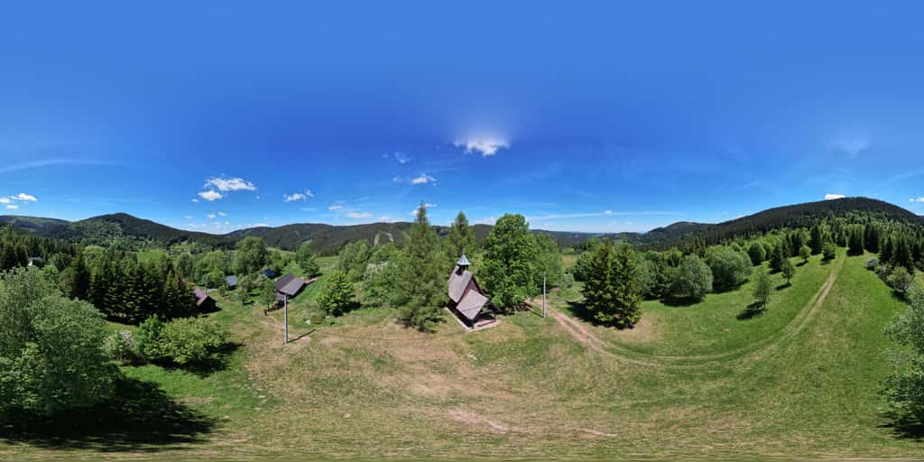 Kaplnka na Kršlisku - Z výšky