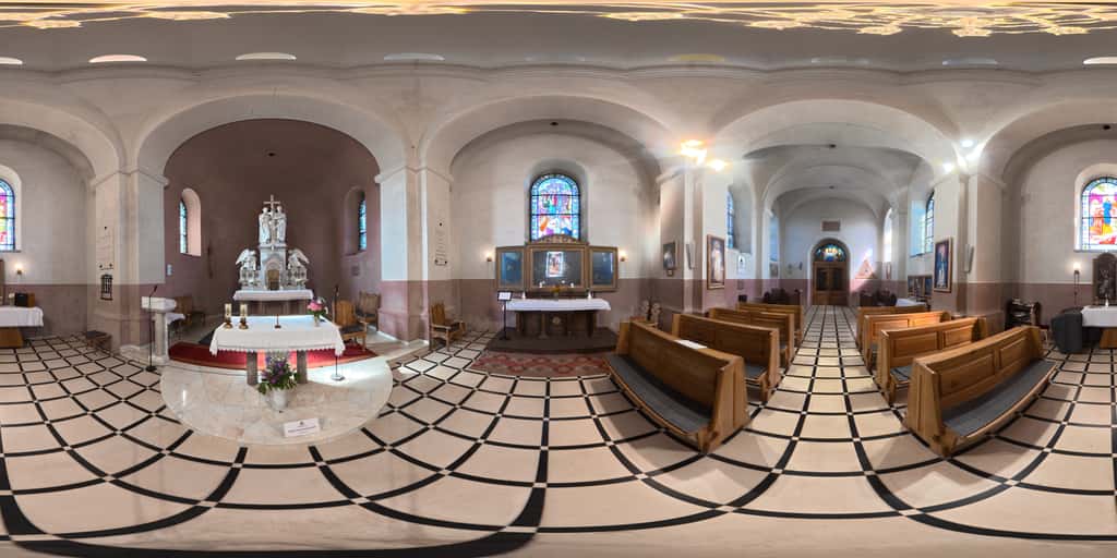 Interiér kaple sv. Cyrila a Metoděje