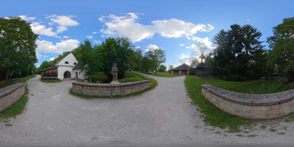 Valašské muzeum v přírodě - In front of the mill