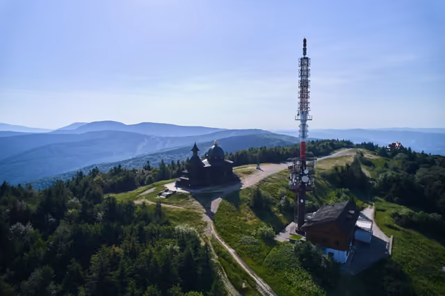 Radhošť s kaplí sv. Cyrila a Metoděje